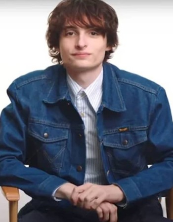 Stranger Things S4 Finn Wolfhard (Mike Wheeler) Blue Denim Jacket