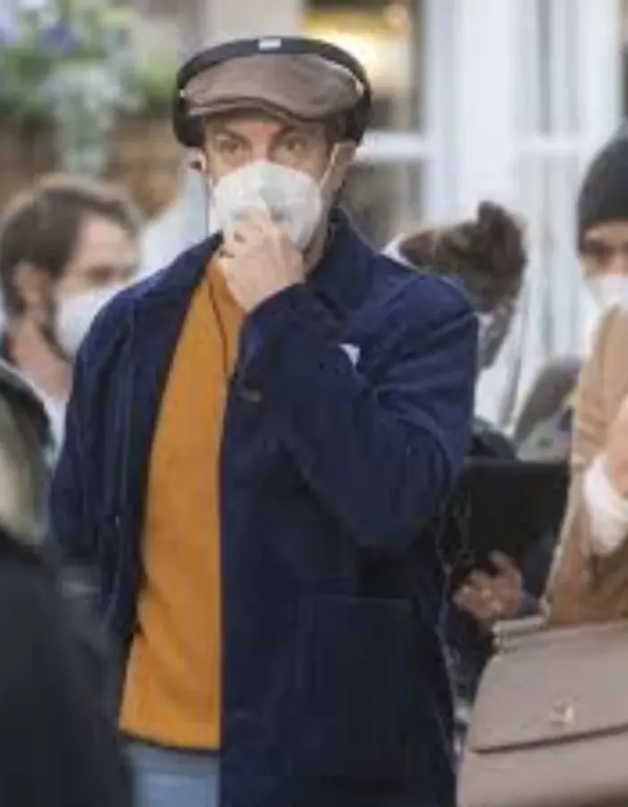 Ted Lasso Jason Sudeikis (Ted Lasso) Blue Velvet Jacket Ted Lasso Jason Sudeikis (Ted Lasso) Blue Velvet Jacket