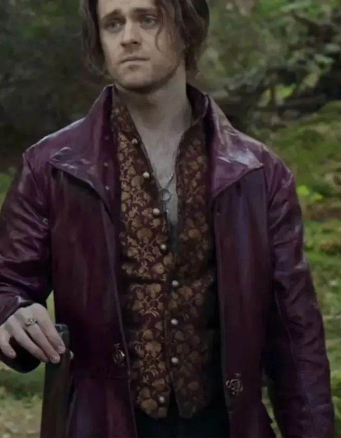 The Witcher S3 Joey Batey (Jaskier) Maroon Coat