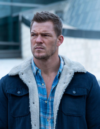 Titans S3 Alan Ritchson (Hank Hall) Blue Cotton Jacket