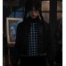 Wednesday Jenna Ortega (Wednesday Addams) Black Leather Jacket