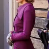 Agents of Shield S7 Chloe Bennet (Daisy Skye) Purple Wool Coat