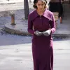 Agents of Shield S7 Chloe Bennet (Daisy Skye) Purple Wool Coat