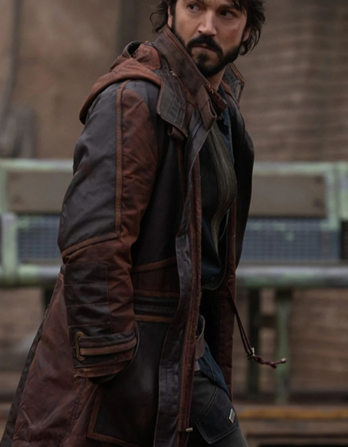Andor 2022 Diego Luna (Cassian Andor) Brown Leather Coat Andor 2022 Diego Luna (Cassian Andor) Brown Leather Coat