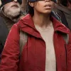 Bird Box Barcelona 2023 Georgina Campbell (Claire) Red Jacket Bird Box Barcelona 2023 Georgina Campbell (Claire) Red Jacket