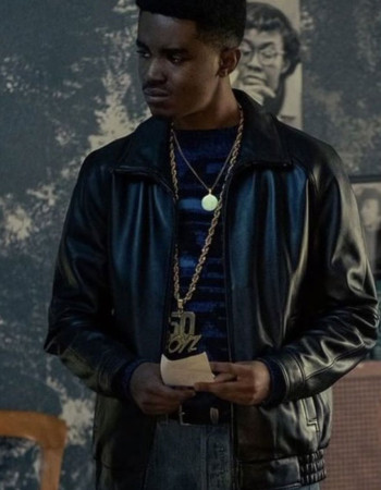 Bmf S1 Myles Truitt (B-Mickie) Black Leather Jacket