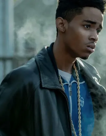 Bmf S1 Myles Truitt (B-Mickie) Black Leather Jacket Bmf S1 Myles Truitt (B-Mickie) Black Leather Jacket