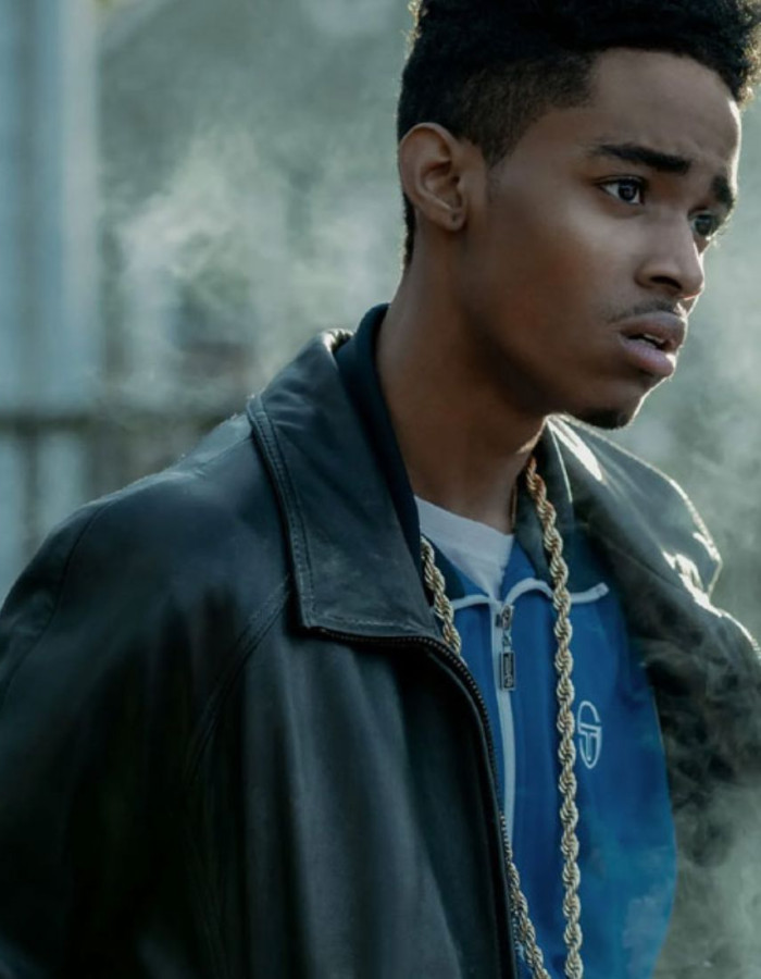 Bmf S1 Myles Truitt (B-Mickie) Black Leather Jacket Bmf S1 Myles Truitt (B-Mickie) Black Leather Jacket