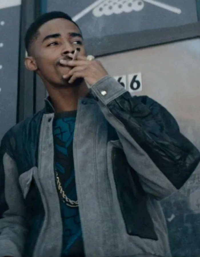 Bmf S2 Myles Truitt (B-Mickie) Suede Leather Jacket Bmf S2 Myles Truitt (B-Mickie) Suede Leather Jacket