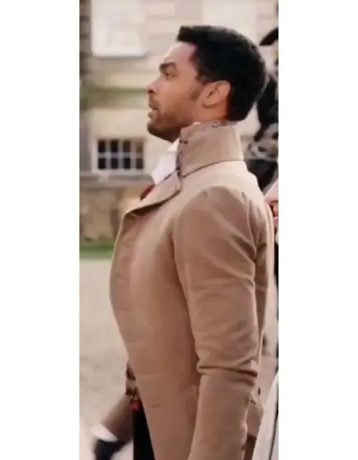 Bridgerton Rege-jean (Simon Basset) Beige Wool Tailcoat