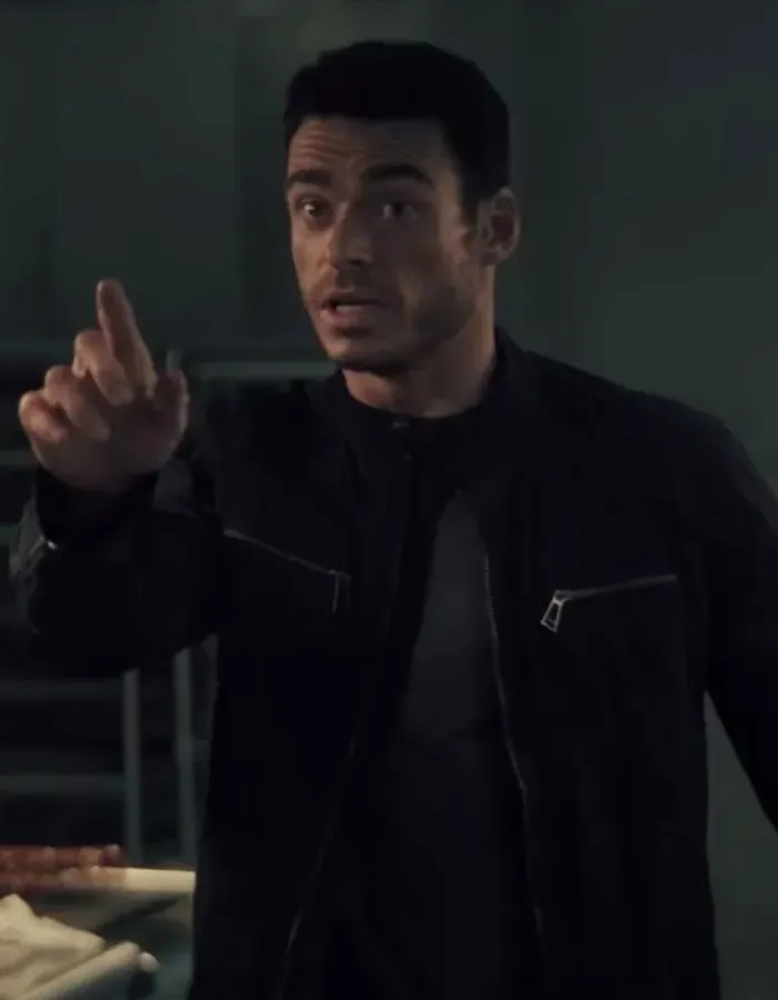 Citadel 2023 Richard Madden (Mason Kane) Black Cotton Jacket Citadel 2023 Richard Madden (Mason Kane) Black Cotton Jacket