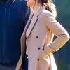 Deep Water 2022 Ana De Armas (Melinda) Beige Wool Coat Deep Water 2022 Ana De Armas (Melinda) Beige Wool Coat