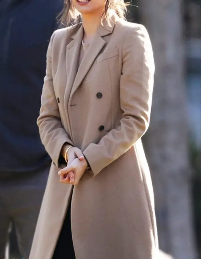 Deep Water 2022 Ana De Armas (Melinda) Beige Wool Coat Deep Water 2022 Ana De Armas (Melinda) Beige Wool Coat