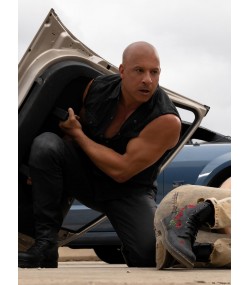 Fast X 2023 Vin Diesel (Dominic Toretto) Black Cotton Vest