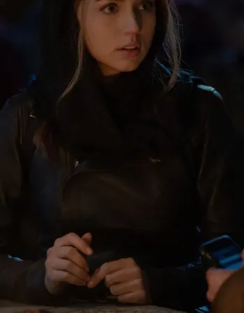 Ghosted 2023 Ana De Armas (Sadie Rhodes) Black Leather Jacket Ghosted 2023 Ana De Armas (Sadie Rhodes) Black Leather Jacket