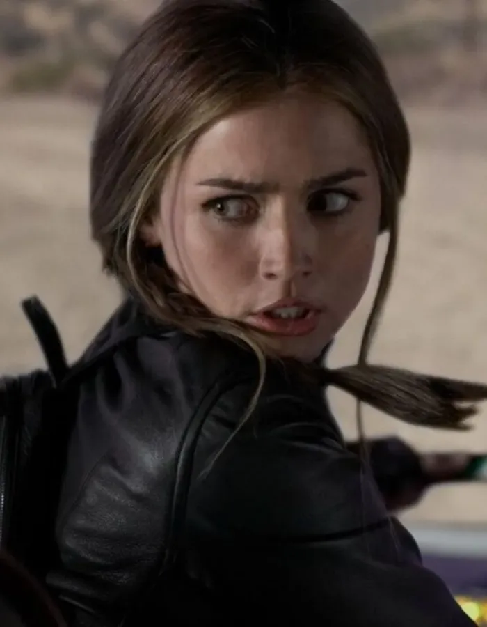 Ghosted 2023 Ana De Armas (Sadie Rhodes) Black Leather Jacket