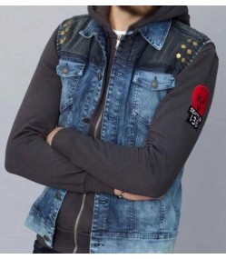 Infamous Second Son 2014 Troy Baker (Delsin Rowe) Blue Denim Vest