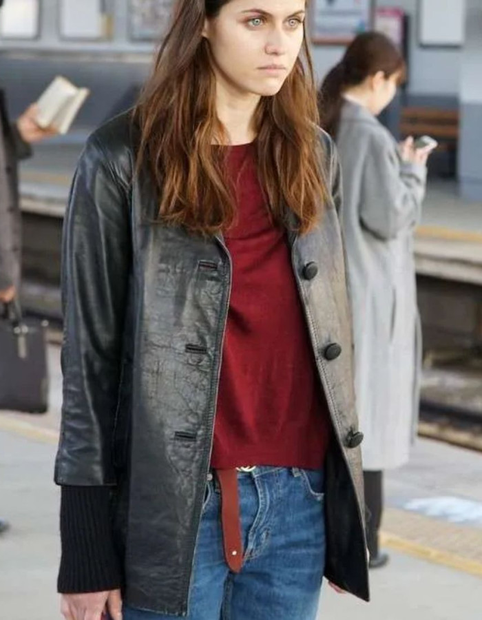 Lost Girls and Love Hotels Alexandra Daddario (Margaret) Black Coat Lost Girls and Love Hotels Alexandra Daddario (Margaret) Black Coat
