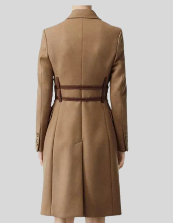 Love Life Anna Kendrick (Darby) Brown Wool Trench Coat Love Life Anna Kendrick (Darby) Brown Wool Trench Coat