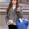 Love Life Anna Kendrick (Darby) Grey Wool Jacket