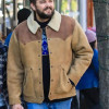 Love Life TV Series Nick Thune (Magnus) Brown Suede Leather Jacket