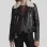 Love Life Zoe Chao (Sara Yang) Black Motorcycle Leather Jacket