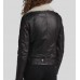 Love Life Zoe Chao (Sara Yang) Black Motorcycle Leather Jacket