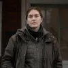 Mare of Easttown 2021 Sosie Bacon (Carrie Layden) Black Cotton Jacket
