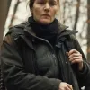 Mare of Easttown 2021 Sosie Bacon (Carrie Layden) Black Cotton Jacket