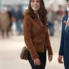 Mission Impossible 7 Hayley Atwell (Grace) Suede Leather Jacket
