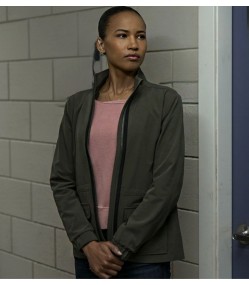 The Night Agent 2023 Fola Evans Akingbola (Chelsea Arrington) Green Jacket
