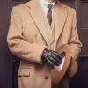Peaky Blinders Finn Cole (Michael Gray) Brown Wool Coat