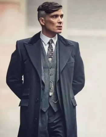 Peaky Blinders S6 Cillian Murphy (Thomas Shelby) Black Wool Coat