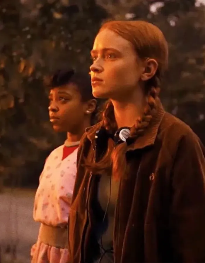 Stranger Things S4 Sadie Sink (Max Mayfield) Brown Jacket