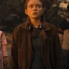 Stranger Things S4 Sadie Sink (Max Mayfield) Brown Jacket Stranger Things S4 Sadie Sink (Max Mayfield) Brown Jacket
