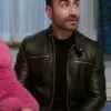 Ted Lasso Brett Goldstein (Roy Kent) Black Leather Jacket