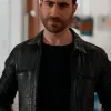 Ted Lasso Brett Goldstein (Roy Kent) Black Leather Jacket