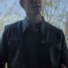 The Collective 2023 Lucas Till (Sam Alexander) Leather Black Jacket The Collective 2023 Lucas Till (Sam Alexander) Leather Black Jacket