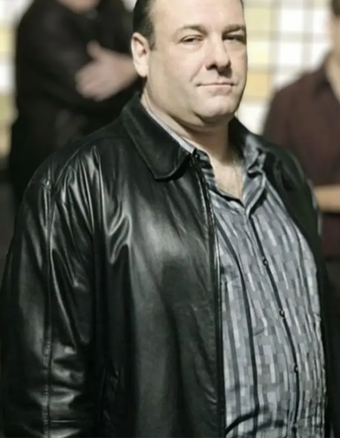 The Sopranos James Gandolfini Tony Soprano Leather Jacket The Sopranos James Gandolfini Tony Soprano Leather Jacket