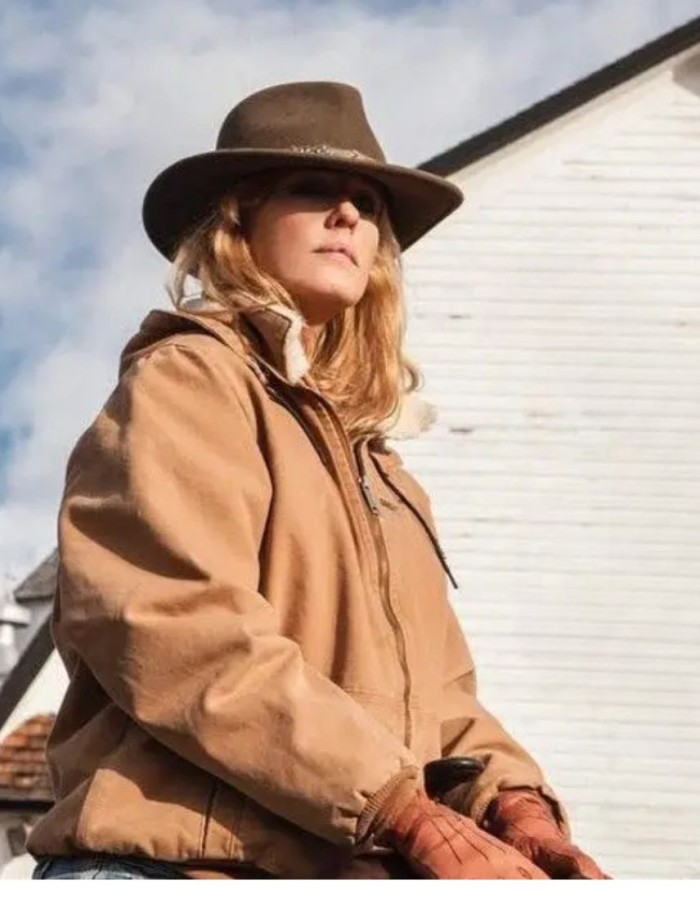 Yellowstone Tv Series Kelly Reilly (Beth Dutton) Bomber Jacket Yellowstone Tv Series Kelly Reilly (Beth Dutton) Bomber Jacket