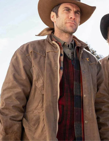 Yellowstone Wes Bentley (Jamie Dutton) Brown Cotton Jacket