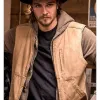 Yellowstone Luke Grimes (Kayce Dutton) Brown Cotton Vest