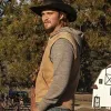 Yellowstone Luke Grimes (Kayce Dutton) Brown Cotton Vest