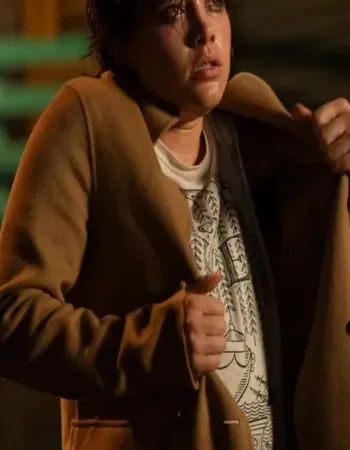 A Good Person Florence Pugh (Allison) Brown Wool Coat