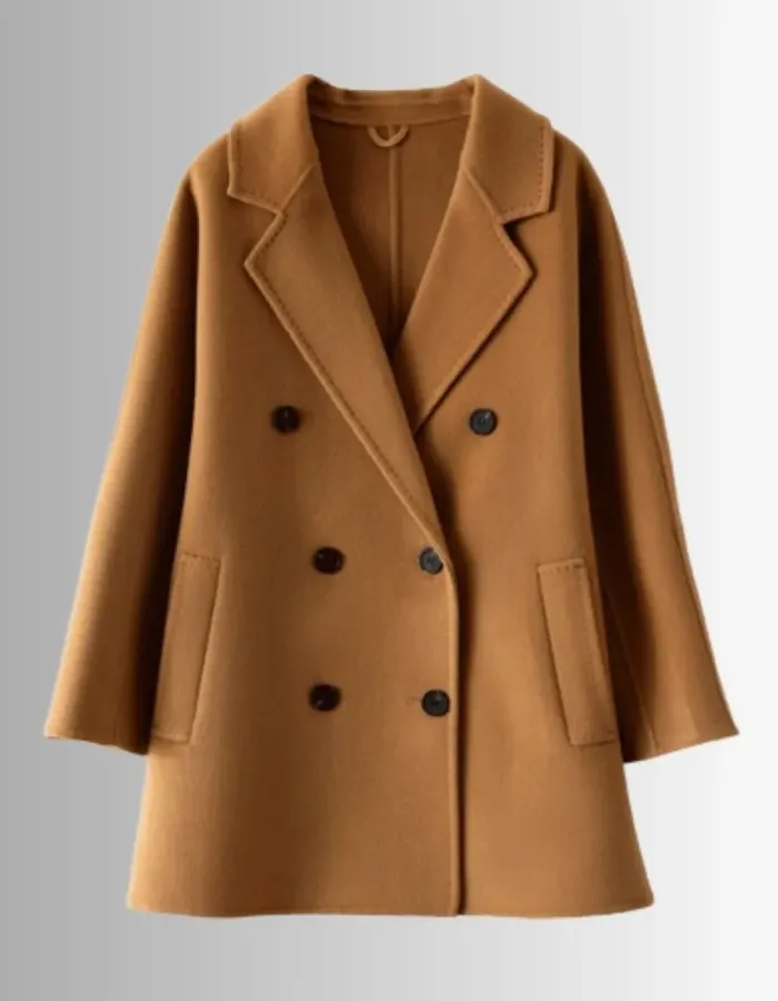 A Good Person Florence Pugh (Allison) Brown Wool Coat