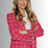 A Paris Proposal 2023 Alexa Penavega (Anna Bowman) Pink Coat