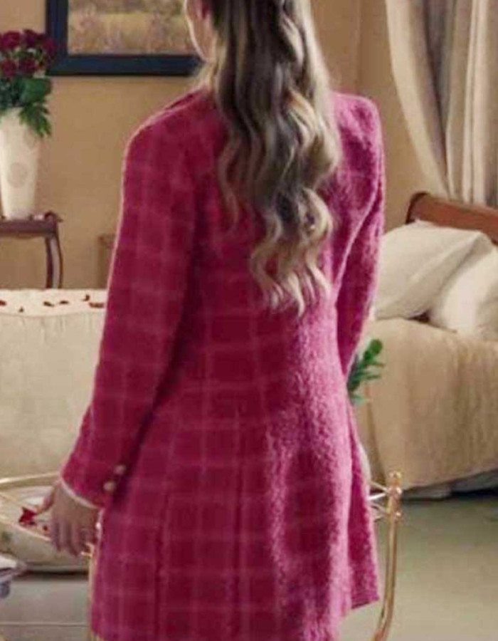 A Paris Proposal 2023 Alexa Penavega (Anna Bowman) Pink Coat A Paris Proposal 2023 Alexa Penavega (Anna Bowman) Pink Coat