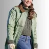 A Picture of Her 2023 Rhiannon Fish (Beth) Cotton Green Jacket