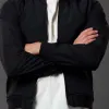A Pinch Of Portugal Luke Mitchell (Russ) Black Parachute Jacket