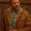Animal Control 2023 Joel Mchale (Frank Shaw) Brown Cotton Jacket